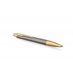 Parker IM Pioneers Collection Ballpoint Pen - Grey Arrow Gold Trim - Picture 1